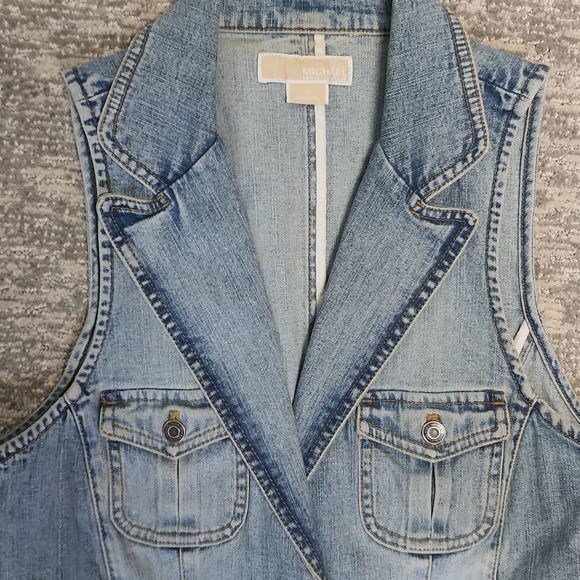 Michael Kors denim vest - Picture 8 of 9